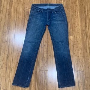 7 for all mankind straight leg jeans